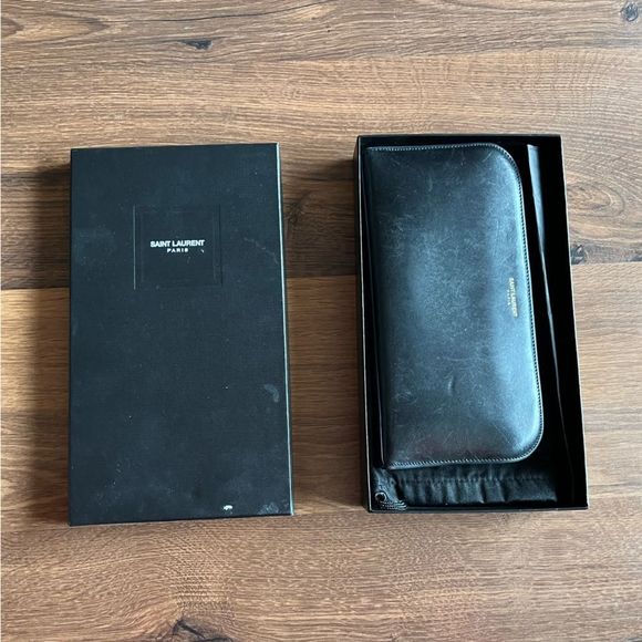SAINT LAURENT PARIS ZIP AROUND WALLET - Picture 10 of 10